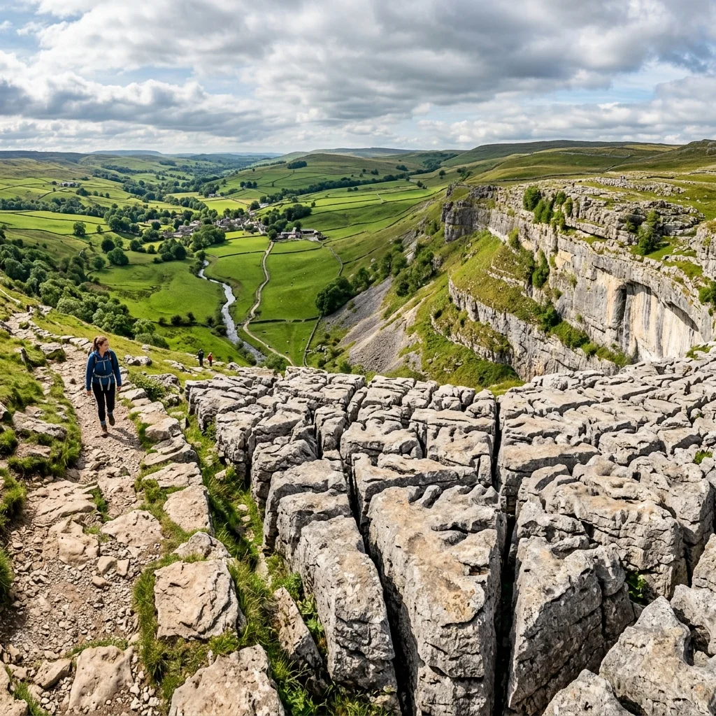 Rocky fell escarpment in the Lake District
